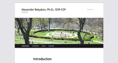 Desktop Screenshot of alexbelyakov.com